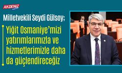 OSMANİYE MİLLETVEKİLİ SEYDİ GÜLSOY’DAN YENİ YIL MESAJI