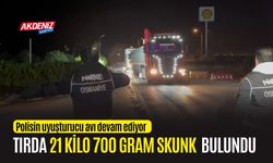 OSMANİYE'DE TIRDA 21 KİLO 700 GRAM UYUŞTURUCU ELE GEÇİLDİ