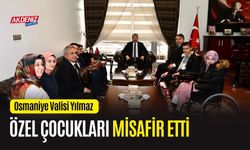 OSMANİYE VALİSİ YILMAZ, ÖZEL ÇOCUKLARI AĞIRLADI