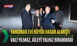 OSMANİYE: EVİ YANAN AİLEYE VALİ YILMAZ ZİYARETİ