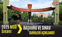 2025 MSÜ Sınavı: Başvuru ve Sınav Tarihleri Açıklandı!