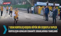 OSMANİYE’NİN KURTULUŞU 7 OCAK ZAFER KOŞUSUYLA KUTLANDI