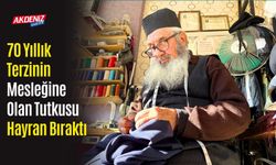 70 Yıllık Terzinin Mesleğine Olan Tutkusu Hayran Bıraktı