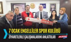 OSMANİYE: 7 OCAK ENGELLİLER SPOR KULÜBÜNDEN ZİYARETLER