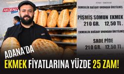 Adana'da Ekmek Fiyatlarına Yüzde 25 Zam!