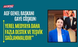 AGF GENEL BAŞKANI COŞKUN, "BASIN MESLEK YASASI MECLİSTEN ÇIKMALI”