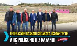 OSMANİYE: ATIŞ POLİGONU ÇALIŞMALARI HIZ KAZANIYOR