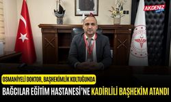 OSMANİYELİ DOKTOR BAŞHEKİMLİK KOLTUĞUNDA