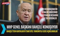 Son Dakika! MHP Genel Başkanı Bahçeli Konuşuyor!