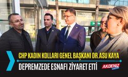 OSMANİYE: GENEL BAŞKAN KAYA, DEPREMZEDE ESNAFI ZİYARET ETTİ