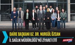 OSMANİYE: DAİRE BAŞKANI ÖZCAN'IN SAĞLIK İL MÜDÜRLÜĞÜ ZİYARETİ