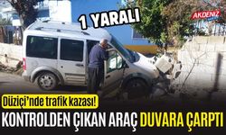 OSMANİYE: DÜZİÇİ’NDE TRAFİK KAZASI: BİR YARALI HASTANEYE SEVK EDİLDİ