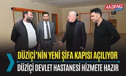 OSMANİYE: YENİ DÜZİÇİ DEVLET HASTANESİ HİZMETE HAZIRLANIYOR