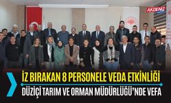 OSMANİYE: DÜZİÇİ'NDE ANLAMLI VEDA PROGRAMI DÜZENLENDİ