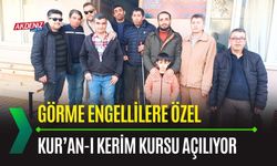 OSMANİYE: GÖRME ENGELLİLER, KUR'AN-I KERİM ÖĞRENECEK