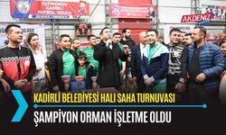 OSMANİYE: TURNUVANIN ŞAMPİYONU ORMAN İŞLETME OLDU