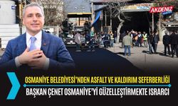 OSMANİYE BELEDİYESİ’NDEN ASFALT VE KALDIRIM SEFERBERLİĞİ