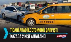 OSMANİYE: TİCARİ ARAÇ İLE OTOMOBİL ÇARPIŞTI: 2 YARALI