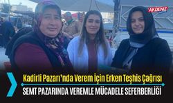 OSMANİYE: KADİRLİ’DE VEREM FARKINDALIĞI İÇİN ETKİNLİK