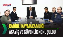 OSMANİYE: İLÇENİN ASAYİŞİ VE GÜVENLİĞİ MASAYA YATIRILDI