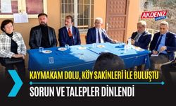 OSMANİYE: KÖY SAKİNLERİNİN SORUN VE TALEPLERİ DİNLENDİ