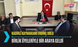 OSMANİYE: BİRLİK ÜYELERİ İSTİŞARE İÇİN BULUŞTU