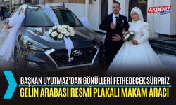 OSMANİYE: MAKAM ARACI GELİN ARABASI OLDU