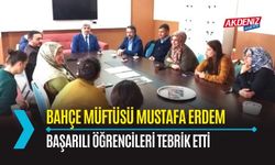 OSMANİYE: MÜFTÜ ERDEM, BAŞARILI ÖĞRENCİLERİ KUTLADI