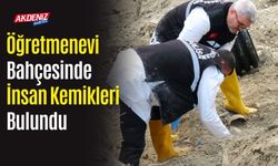 Öğretmenevi Bahçesinde İnsan Kemikleri Bulundu