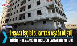 OSMANİYE:  5. KATTAN ASANSÖR BOŞLUĞUNA DÜŞTÜ