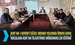 OSMANİYE İL MÜFTÜLÜĞÜ'NDEN "TÂLÎM VE TASHÎH-İ HURÛF KURSU" EĞİTİMİ