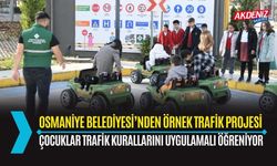 OSMANİYE BELEDİYESİ’NDEN ÖRNEK TRAFİK PROJESİ