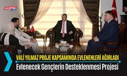 OSMANİYE: VALİ YILMAZ PROJE KAPSAMINDA EVLENENLERİ AĞIRLADI