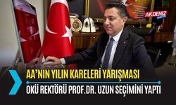 OSMANİYE: OKÜ REKTÖRÜ UZUN AA'NIN "YILIN KARELERİ" OYLAMASINA KATILDI