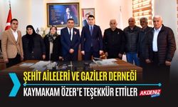 OSMANİYE: ŞEHİT AİLELERİ VE GAZİLER DERNEĞİNDEN TEŞEKKÜR ZİYARETİ