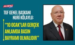 TGK GENEL BAŞKANI KOLAYLI, "MEDYA SEKTÖRÜ ZOR BİR SÜREÇTEN GEÇİYOR"