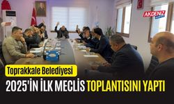 OSMANİYE: TOPRAKKALE BELEDİYESİ 2025 YILININ İLK MECLİS TOPLANTISINI GERÇEKLEŞTİRDİ