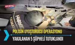 OSMANİYE: POLİS OPERASYONUYLA YAKALANAN 5 ŞÜPHELİ TUTUKLANDI