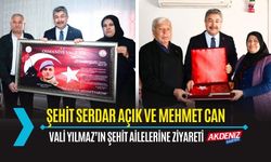 OSMANİYE: ŞEHİT SERDAR AÇIK VE MEHMET CAN'IN AİLELERİNE VALİ ZİYARETİ