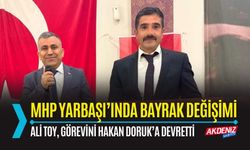 OSMANİYE: MHP YARBAŞI'NDA BAYRAK DEĞİŞİMİ YAŞANDI