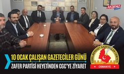 OSMANİYE: ZAFER PARTİSİ HEYETİNDEN CGC’YE ANLAMLI ZİYARET