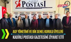 OSMANİYE: AGF VE BİK'TEN KADİRLİ POSTASI'NA TEŞEKKÜR ZİYARETİ