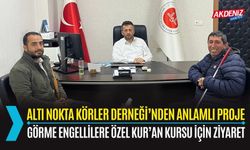 OSMANİYE’DE GÖRME ENGELLİLERE ÖZEL KUR’AN KURSU İÇİN İLK ADIM