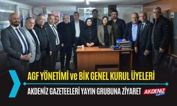 OSMANİYE: AGF YÖNETİMİ VE BİK ÜYELERİNDEN, AKDENİZ GAZETELERİ YAYIN GRUBUNA ZİYARET