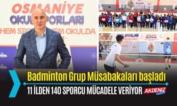 OSMANİYE: BADMİNTON GRUP MAÇLARI HEYECANI SÜRÜYOR