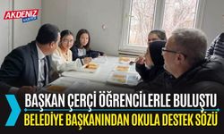 OSMANİYE: BELEDİYE BAŞKANI ÇERÇİ OKULUN İHTİYAÇLARINI DİNLEDİ