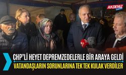 CHP HEYETİ OSMANİYE’DE DEPREMZEDELERLE BULUŞTU