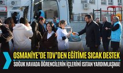 OSMANİYE İL MÜFTÜLÜĞÜ VE TDV’DEN ÖĞRENCİLERE SICAK ÇORBA İKRAMI
