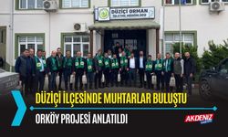 OSMANİYE: MUHTARLARA ORKÖY PROJESİ ANLATILDI
