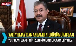 OSMANİYE VALİSİ YILMAZ’DAN 6 ŞUBAT’A DAİR ANLAMLI MESAJ